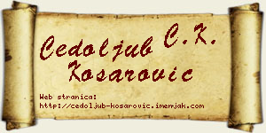 Čedoljub Košarović vizit kartica